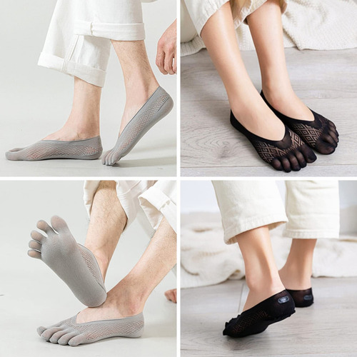 6 Pares De Calcetines De Compresión For Los Dedos Del Pie