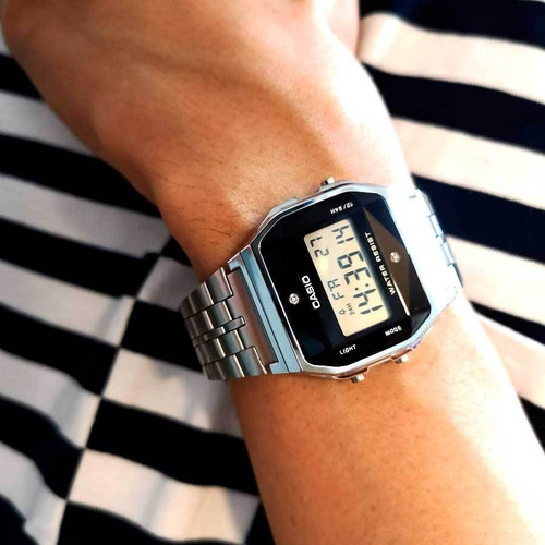 Relógio Casio Unissex Vintage Diamonds A159wad-1df