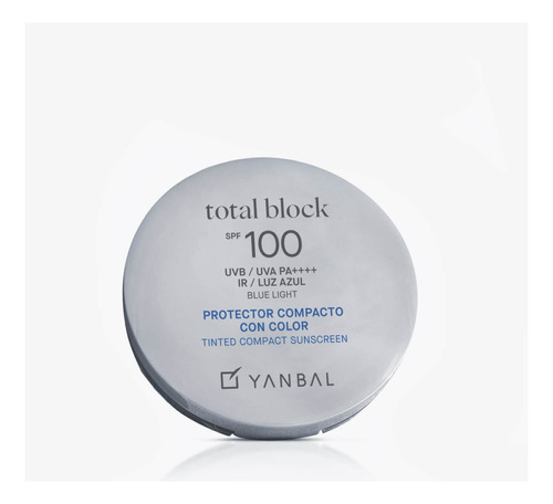 Protector Yanbal Compacto Spf 100 Total Block Beige Claro 