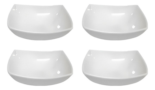 Set X 4 Compotera Mini Dip Bowl Melamina 7x7 Cm Salsas Soja 