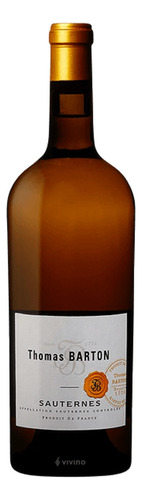 Vino Sauternes, Thomas Barton Reserva, Blanco Dulce Francia