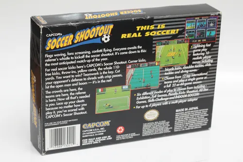 Capcom Soccer Shootout 1992 Super Nintendo Snes (Usado)