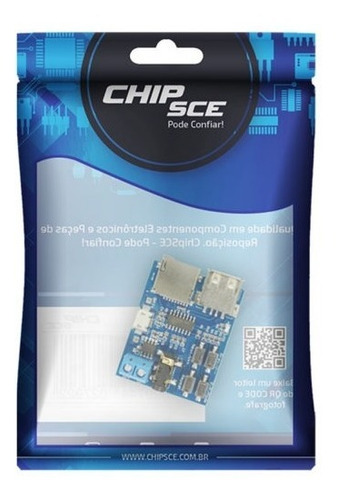 Imagem 2 de 2 de Módulo Amplificador E Decodificador De Áudio Mp3