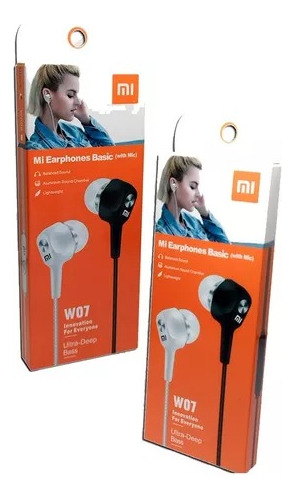 Audífonos Manos Libres Xiaomi Mi  Earphones Basic W07