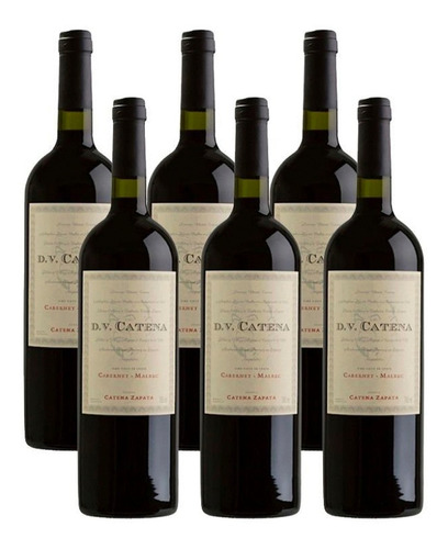 Vinho Argentino Dv Catena Cabernet Malbec C/6 Queima Estoque