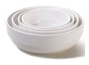 Tazon Bowl Sopera Blanca Melamine  O Cerámica  Kasas