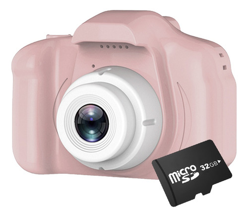 Cámara Digital Full Hd Niños Niñas + Memoria Micro Sd 32gb