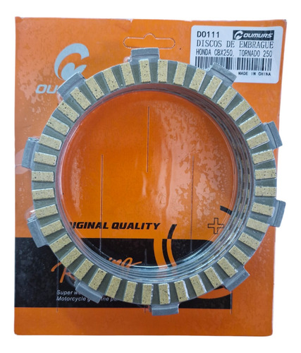 Discos De Embrague Honda Tornado Xr 250 Twister Cbx 250