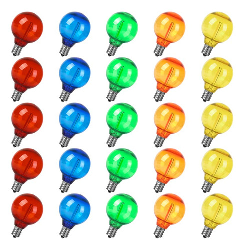 Bombillas Led G40 Multicolor Para Tira De Luces Led De 1 W D