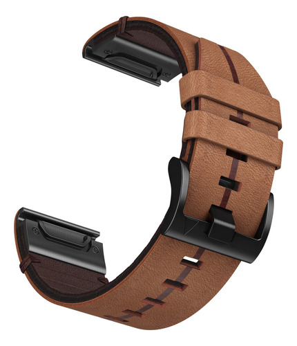 Pulsera Fenix 7 De 22 Mm Banda De Cuero For Garmin Fenix 5/