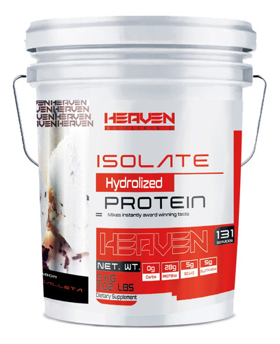 Proteína Hidrolizada 5kg Heaven Varios Sabores Galleta