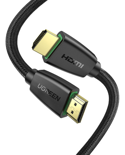 Cabo De Vídeo Ugreen Hdmi Macho/fêmea 4k-60hz 10m Preto