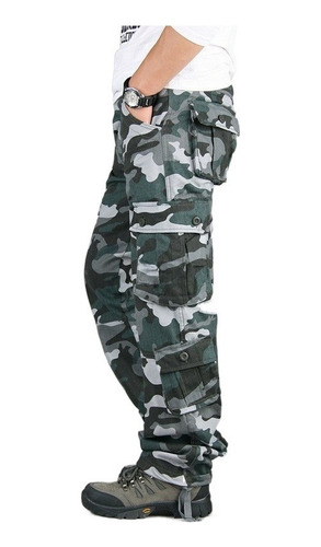 Pantalones Cargo Camouflage Joggers Pantalones Militares Tác
