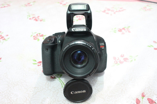 Canon T3i Lente 50mm Frete Grátis E Sem Juros