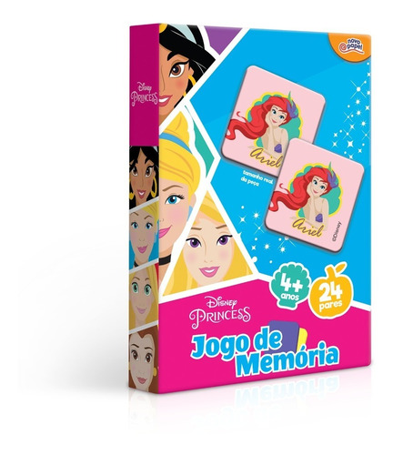 Jogo De Memoria Princesas Disney Toyster