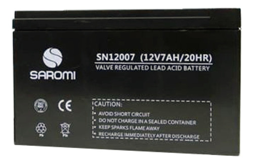 Batería 12v7a Saromi Para Cercos Eléctricos