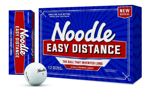Imagen 3 de 6 de Kaddygolf Pelotas Golf Taylormade Noodle Tubo X 3 Nueva
