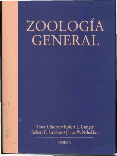 Zoologia General Storer 6ta Ed A4 