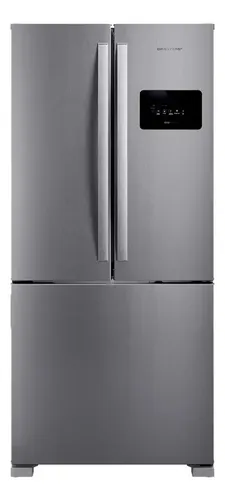 Geladeira Brastemp Frost Free French Door Inox - Bro85mk Cinza