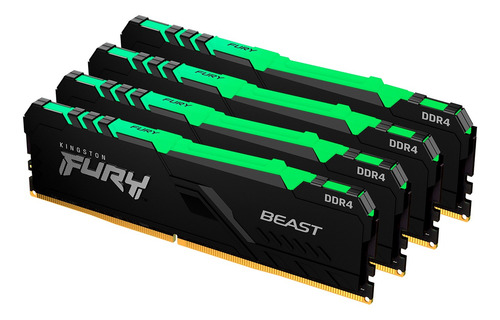 Memoria Ram Kingston Fury Beast 16gb Ddr4 3600mhz Rgb