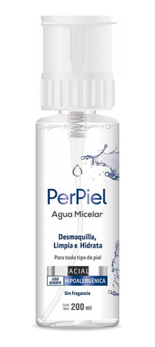 Perpiel Agua Micel.x200ml.     