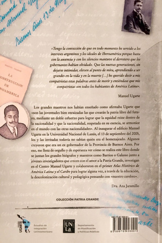 Imagen 2 de 3 de Manuel Ugarte: Legado, Vigencia Y Porvenir, De Manuel Ugarte. Editorial Edunla, Tapa Blanda En Español, 2021