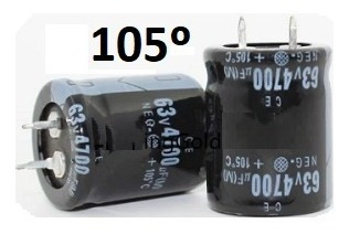 Imagem 6 de 6 de Capacitor Eletrolítico Snap 4700uf 63v 105º