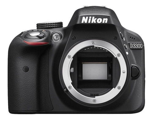  Nikon D3300 DSLR color  negro