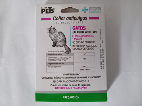 Collar Anti Pulgas Todos Los Tamaños Para Perro Y Para Gato
