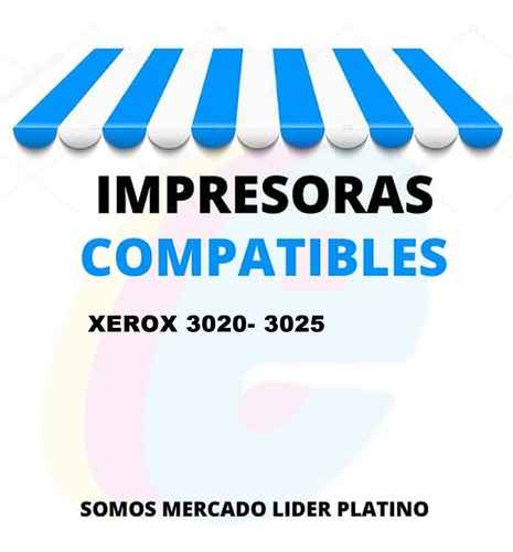 Toner Alternativo Para Xerox Phaser 3020 3025 Pack X 2u
