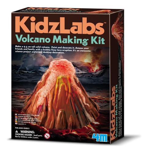 Juego De Mesa Volcan Making Kit Manualidades 4m Tts