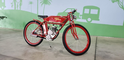 Imagem 2 de 8 de Replica Harley Davidson 1908 Bicicleta Motorizada - Y@w2