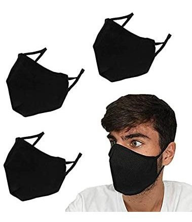 Mascarilla Xl Anatómica Lavable Reutilizable Hombre 3 Un