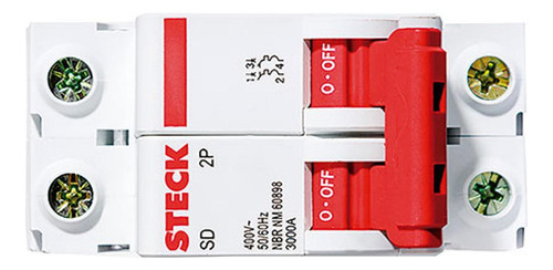Kit C/4 - Disjuntor Steck Din Bipolar 100a Sd2 C 10ka