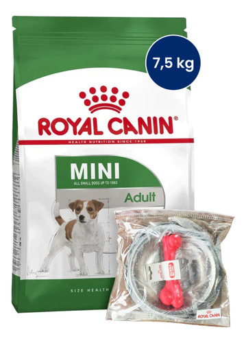 Royal Canin Mini Adult 7.5 kg + Comedero Y Hueso De Regalo!