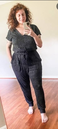 Jumpsuit Jumper Lounge Pijama Mujer Talla S - M / 32-34 Mx