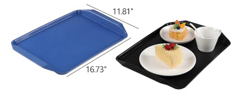 4 Bandejas Plsticas Rectangulares Para Comida Rpida