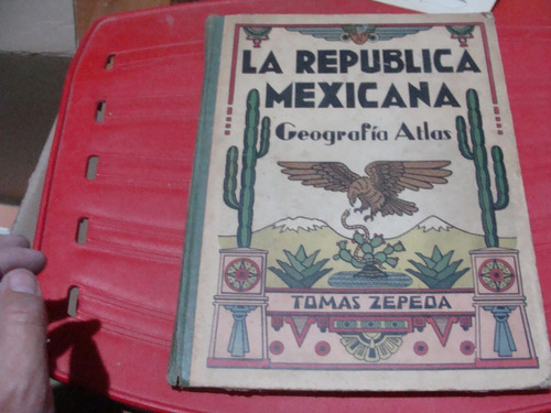 Libro Clave 98 La Republica Mexicana , Geografia Atlas , Tom