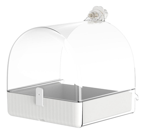 Jaula De Baño Para Pájaros, Jaula Transparente Para
