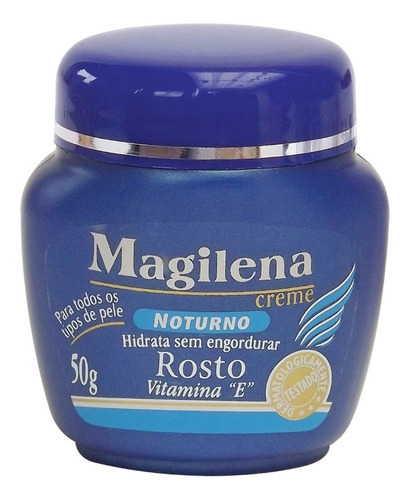 Magilena Creme Facial Noturno C/ Vitamina E 50g