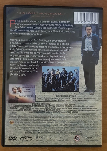 Sueño De Fuga - Dvd - The Shawshank Redemption (Usado)