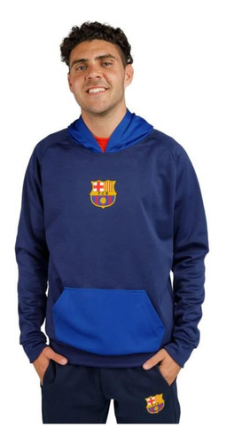 Buzo Con Capucha Barcelona Deportivo Hombre Hoodie