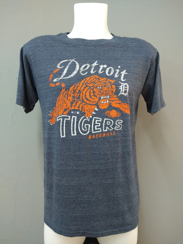Remera Fanatics Americana Tubular Detroit Tigers Mlb M Azul