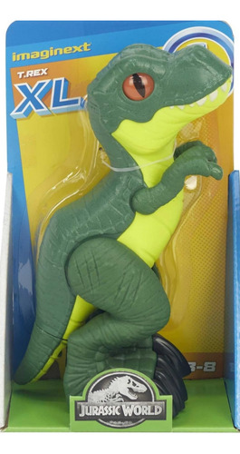Dinosaurio Imaginext Xl T Rex Jurassic World De Fisher Price