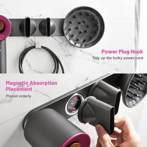 Soporte Pelo De Montaje Pared Dyson Supersonic, Soport...