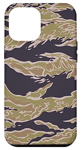 Funda Para iPhone 13 Pro Max Us Army Tiger Stripe Camo Pl-02