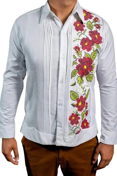Camisa Con Flores Bordadas | MercadoLibre 📦