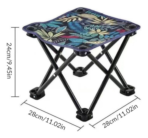 . Taburete Plegable Mini Silla Multifunción For Acampar Para