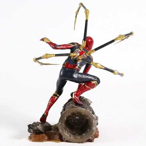 Boneco Estátua Homem Aranha Marvel Vingadores Pronta