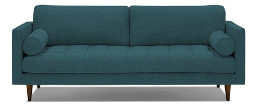 Sofa Luana 3 Cuerpos Verde Cobalto